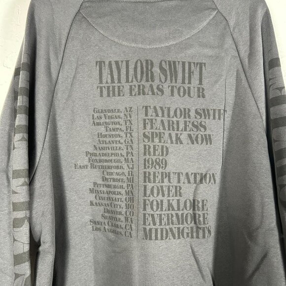 Taylor Swift The Eras Tour Black Hoodie Unisex XL Pullover Concert Merch NWOT - Picture 3 of 8